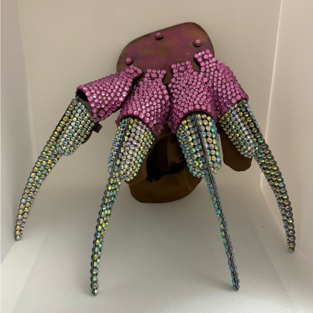 Custom Rhinestoned Freddy Krueger Glove for Halloween
